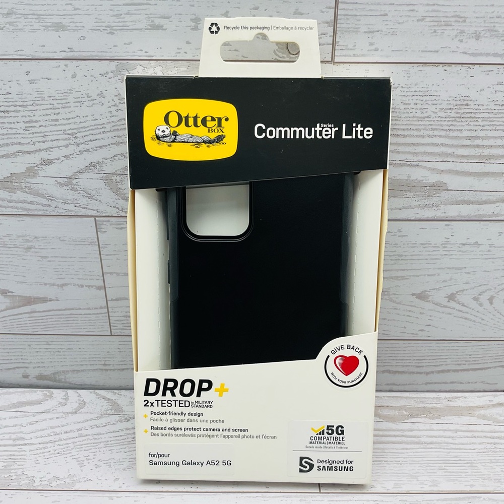 OtterBox Commuter Lite Case for Samsung Galaxy A52 5G (Black)